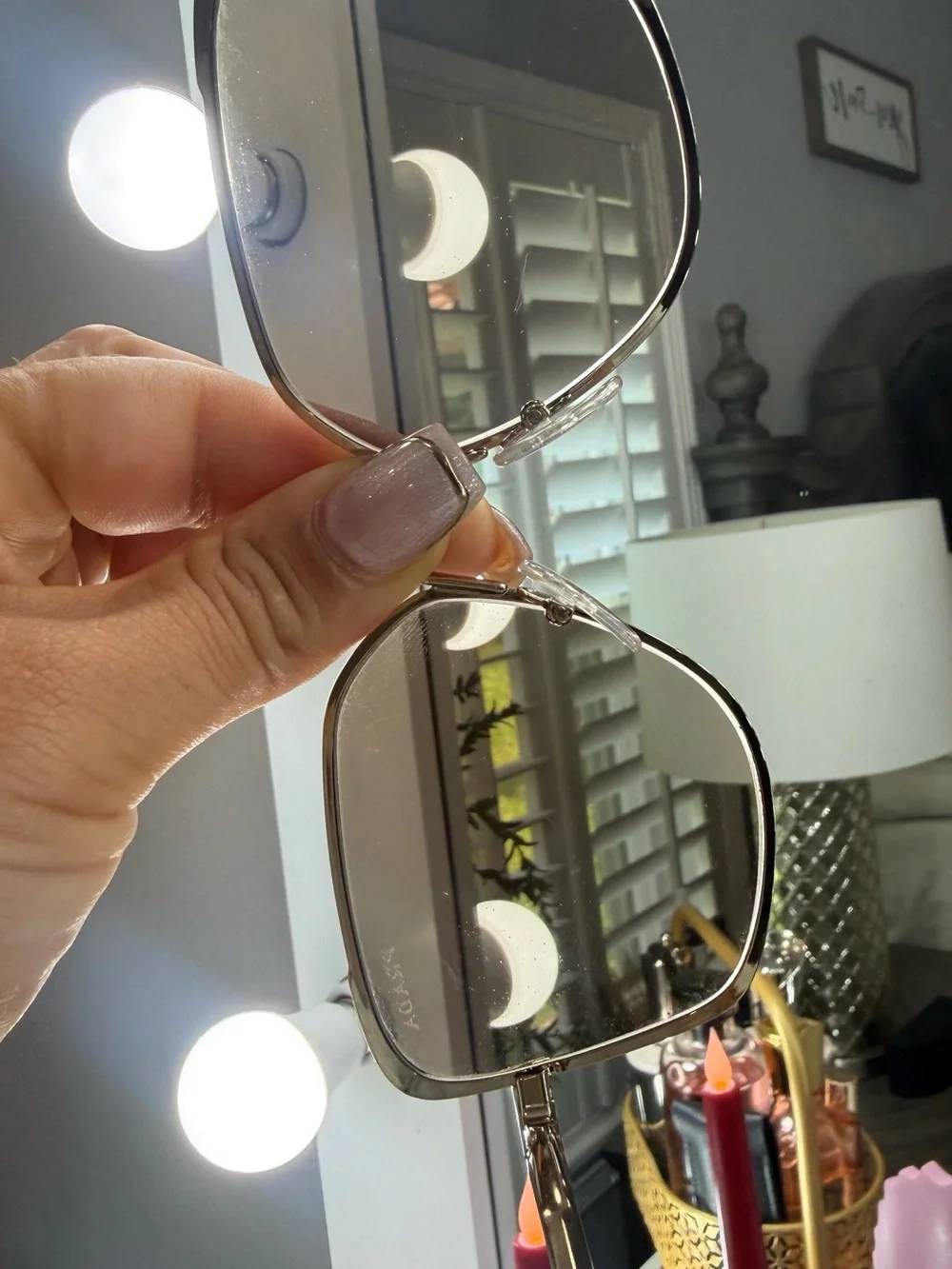 Prada SPR 60X Gold Brown Sunglasses